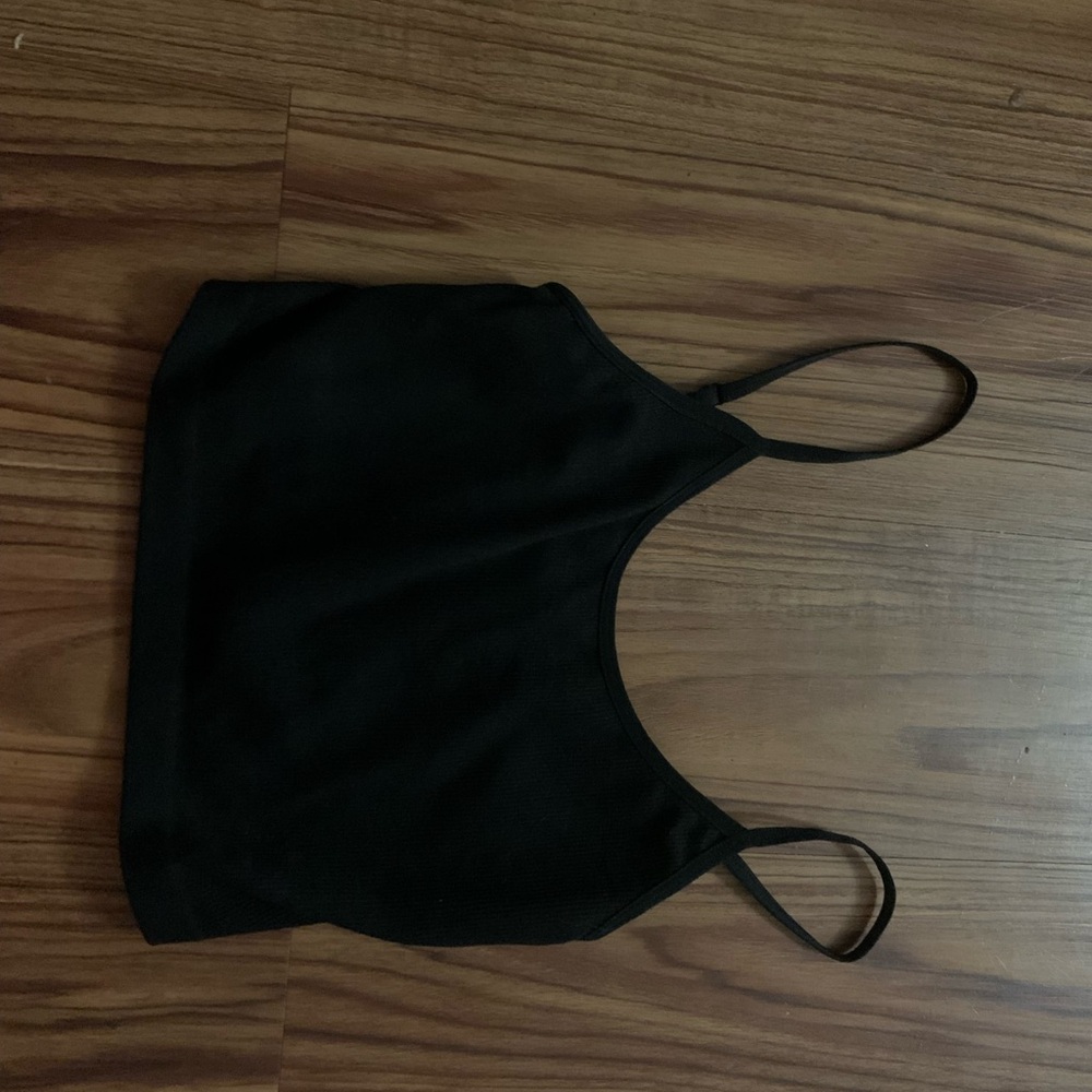 Bozzolo Black Crop Top